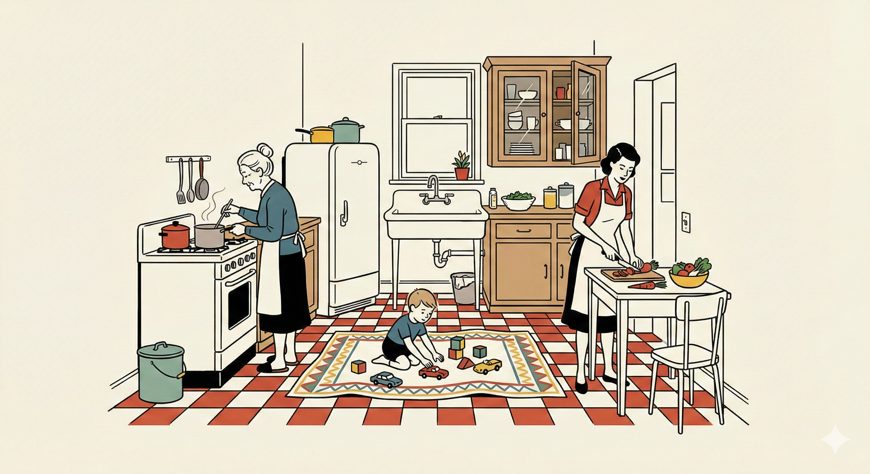 Kitchen illustration